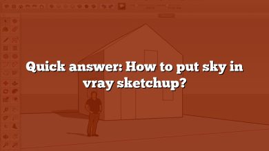 Quick answer: How to put sky in vray sketchup?