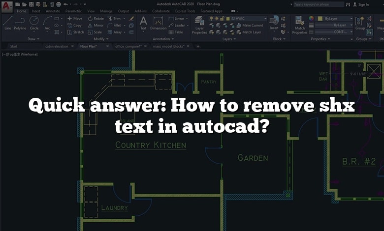 Quick answer: How to remove shx text in autocad?