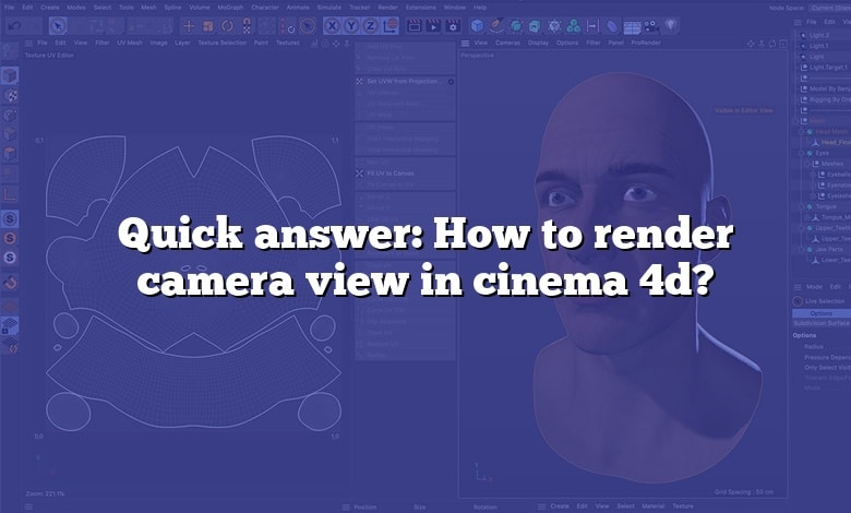 Quick answer: How to render camera view in cinema 4d?