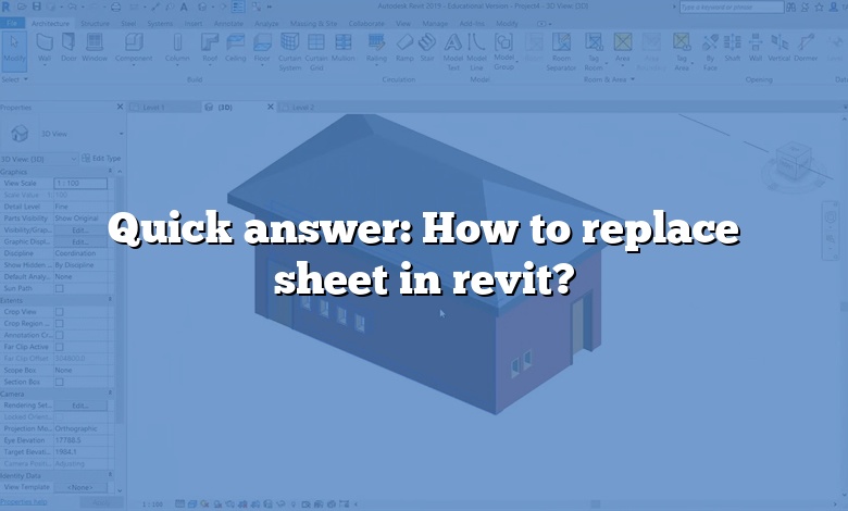 Quick answer: How to replace sheet in revit?