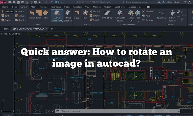 Quick answer: How to rotate an image in autocad?