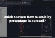 Quick answer: How to scale by percentage in autocad?