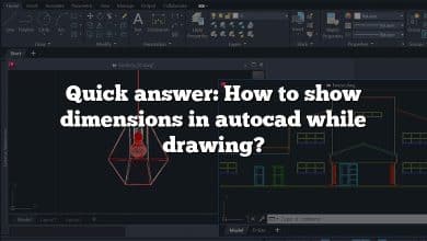 Quick answer: How to show dimensions in autocad while drawing?
