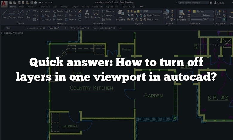 Quick answer: How to turn off layers in one viewport in autocad?