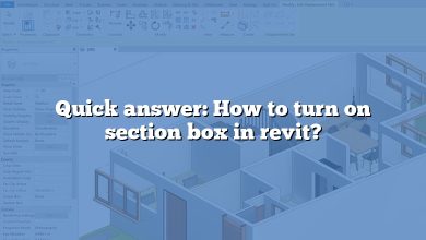 Quick answer: How to turn on section box in revit?