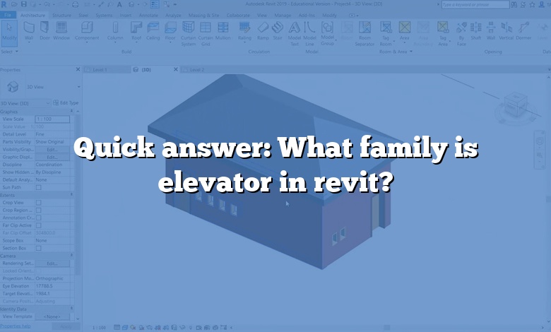 Quick answer: What family is elevator in revit?