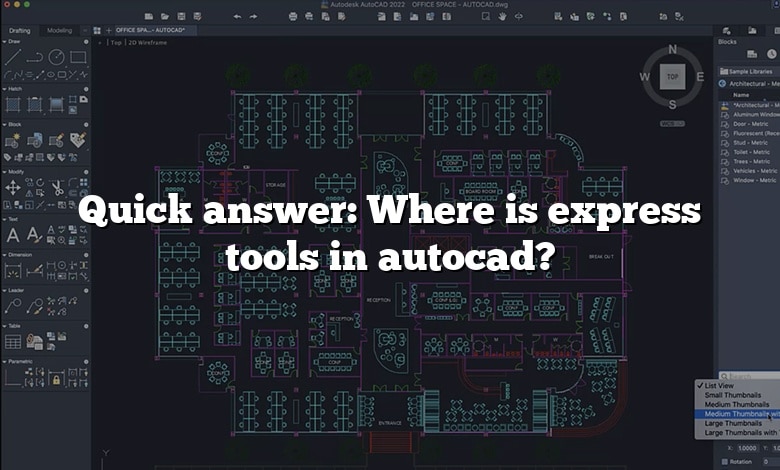 Quick answer: Where is express tools in autocad?