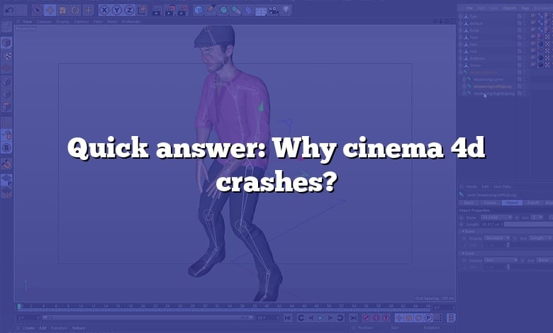 Quick answer: Why cinema 4d crashes?