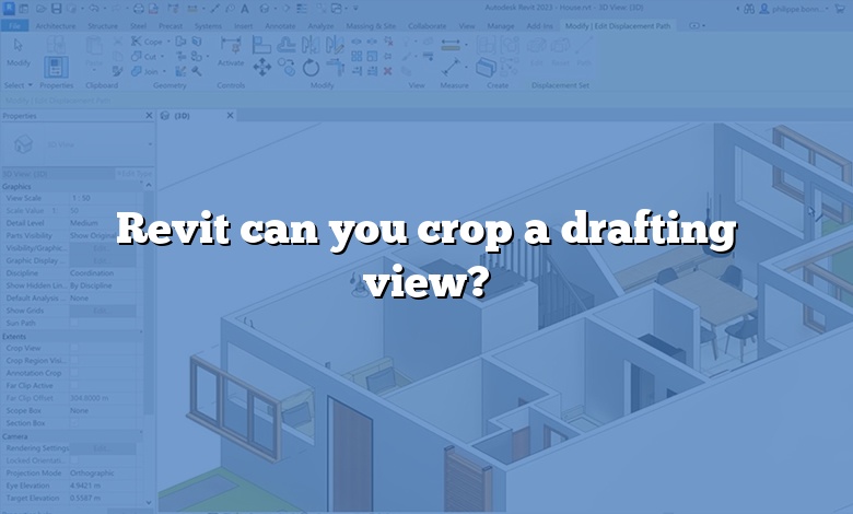 Revit can you crop a drafting view?
