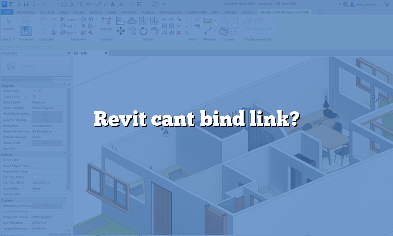 Revit cant bind link?