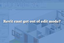 Revit cant get out of edit mode?