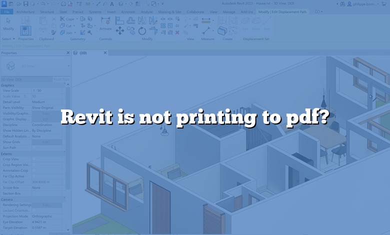 Revit is not printing to pdf?