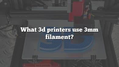 What 3d printers use 3mm filament?