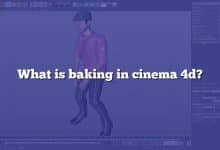 What is baking in cinema 4d?