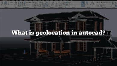 What is geolocation in autocad?