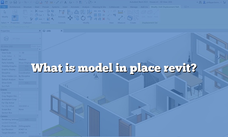 What is model in place revit?