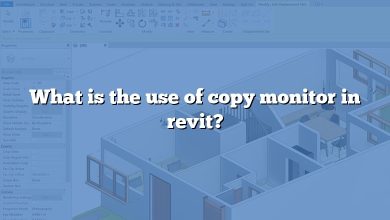 What is the use of copy monitor in revit?