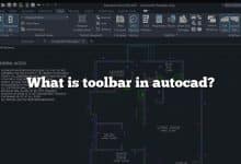 What is toolbar in autocad?