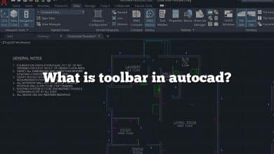 What is toolbar in autocad?