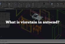 What is visretain in autocad?