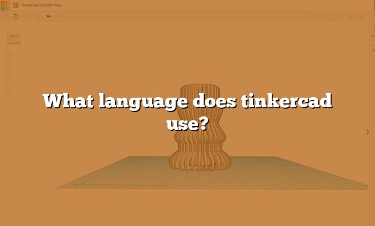 What language does tinkercad use?