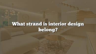What strand is interior design belong?