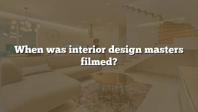 When was interior design masters filmed?