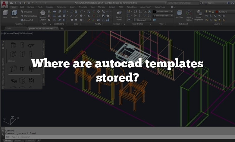 Where are autocad templates stored?