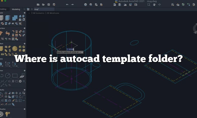 Where is autocad template folder?
