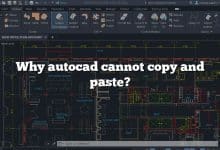 Why autocad cannot copy and paste?