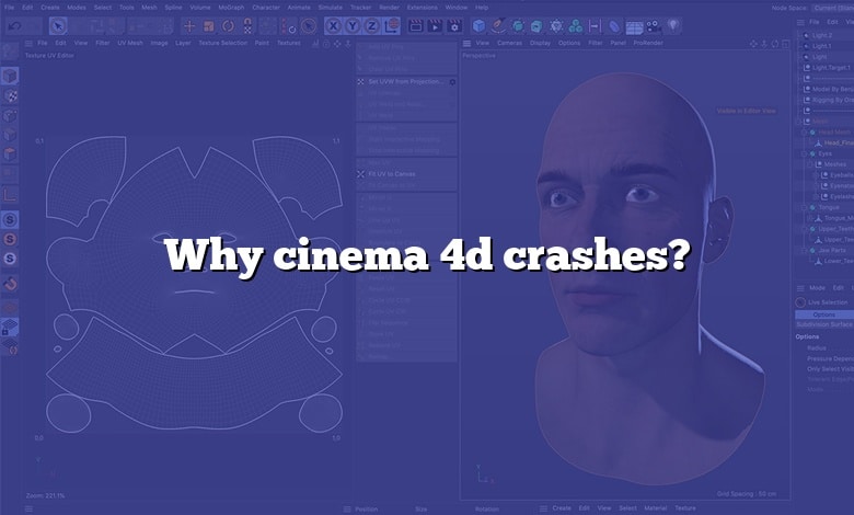 Why cinema 4d crashes?