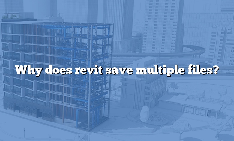 Why does revit save multiple files?