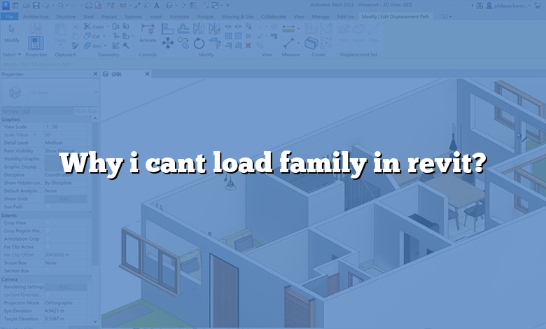 Why i cant load family in revit?