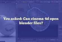 You asked: Can cinema 4d open blender files?