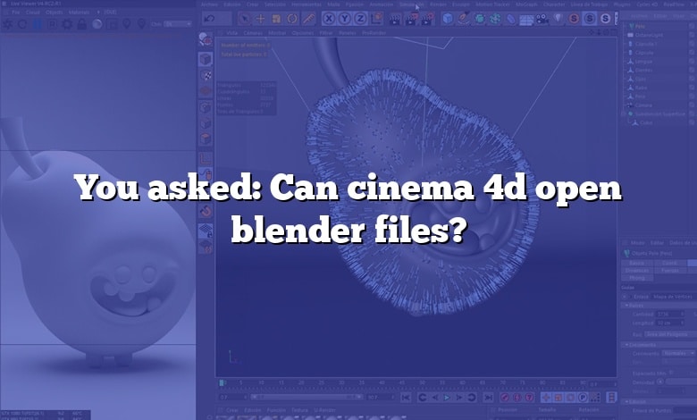 You asked: Can cinema 4d open blender files?