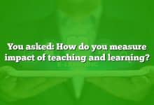 You asked: How do you measure impact of teaching and learning?