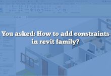 You asked: How to add constraints in revit family?