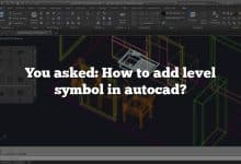 You asked: How to add level symbol in autocad?