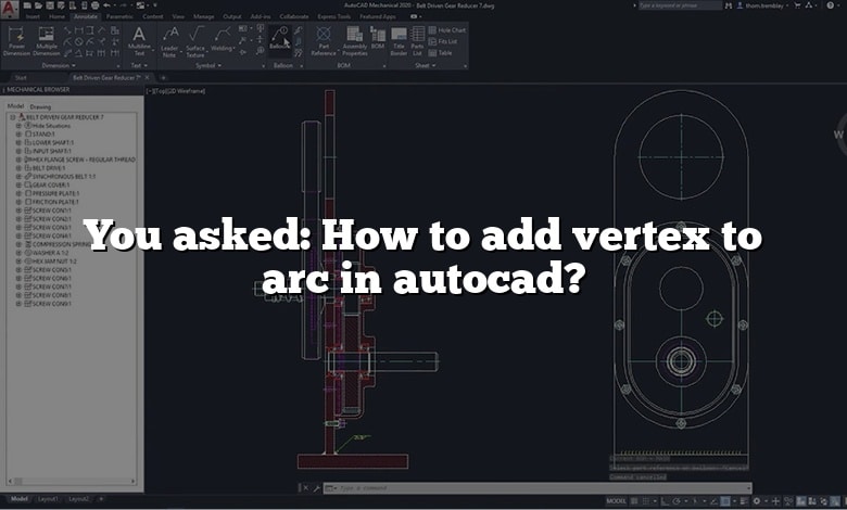You asked: How to add vertex to arc in autocad?