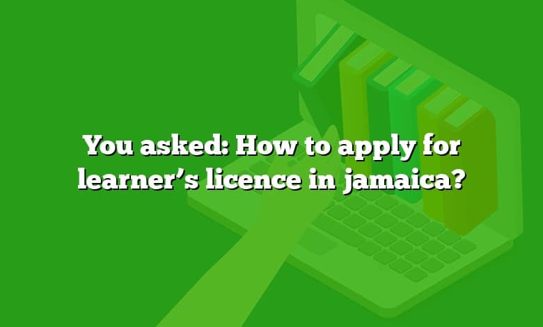 You asked: How to apply for learner’s licence in jamaica?