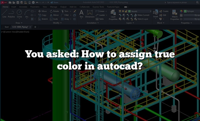 You asked: How to assign true color in autocad?
