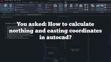 You asked: How to calculate northing and easting coordinates in autocad?
