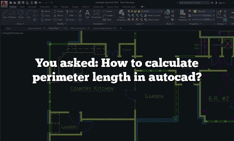 You asked: How to calculate perimeter length in autocad?