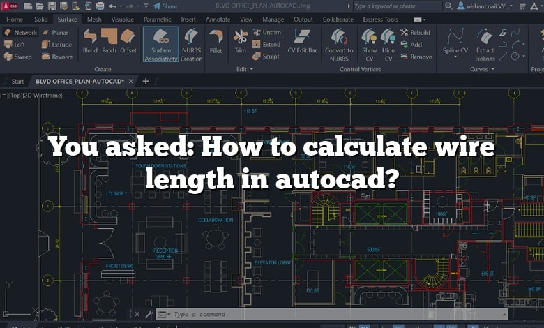 You asked: How to calculate wire length in autocad?
