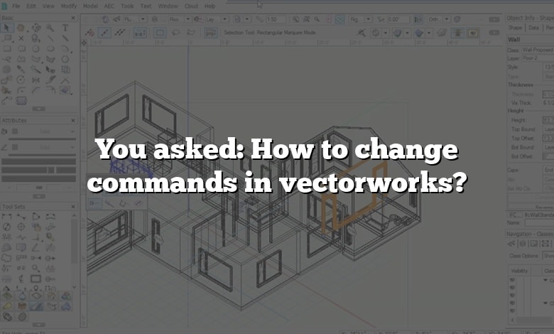 You asked: How to change commands in vectorworks?