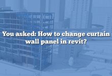 You asked: How to change curtain wall panel in revit?