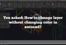 You asked: How to change layer without changing color in autocad?