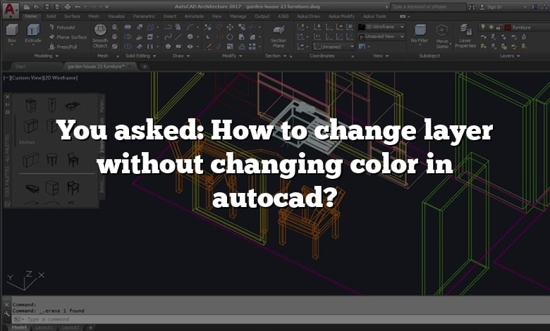 You asked: How to change layer without changing color in autocad?