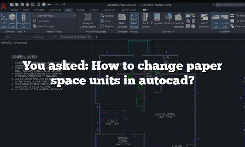 You asked: How to change paper space units in autocad?