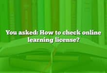 You asked: How to check online learning license?